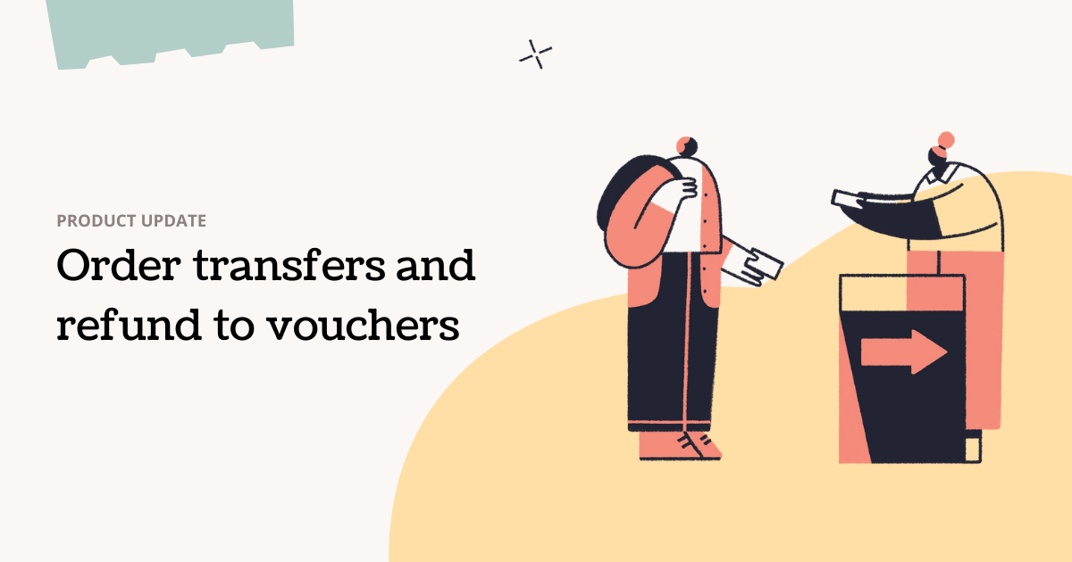 Title image which reads: Order transfers and refund to vouchers.