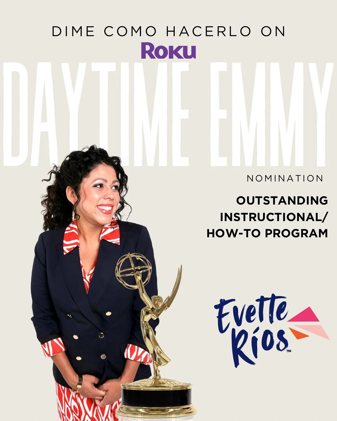 I can hardly believe it&hellip; 

Dime C&oacute;mo Hacerlo @asktoh been nominated for a Daytime Emmy for Outstanding How-To Series! 🛠️✨

As a proud Latina and lifelong DIYer, this moment means the world to me. Hosting this Spanish-language version o