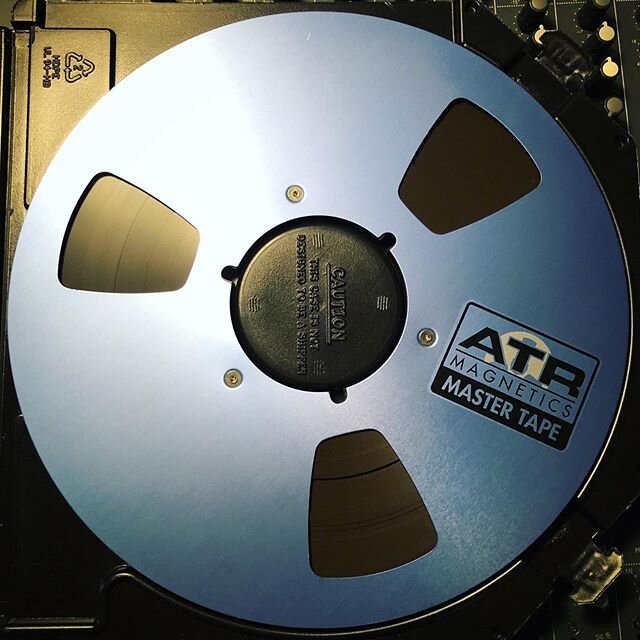 Another order in!  This time from @atrmagnetics 
Can&rsquo;t wait to thread this one up for a mixdown.  Ain&rsquo;t it purrrdy?!? #reeltoreel #analogtape #beardedcatproduction #atrmagnetics #atrtape #homestudio #analogrecording #mysticct