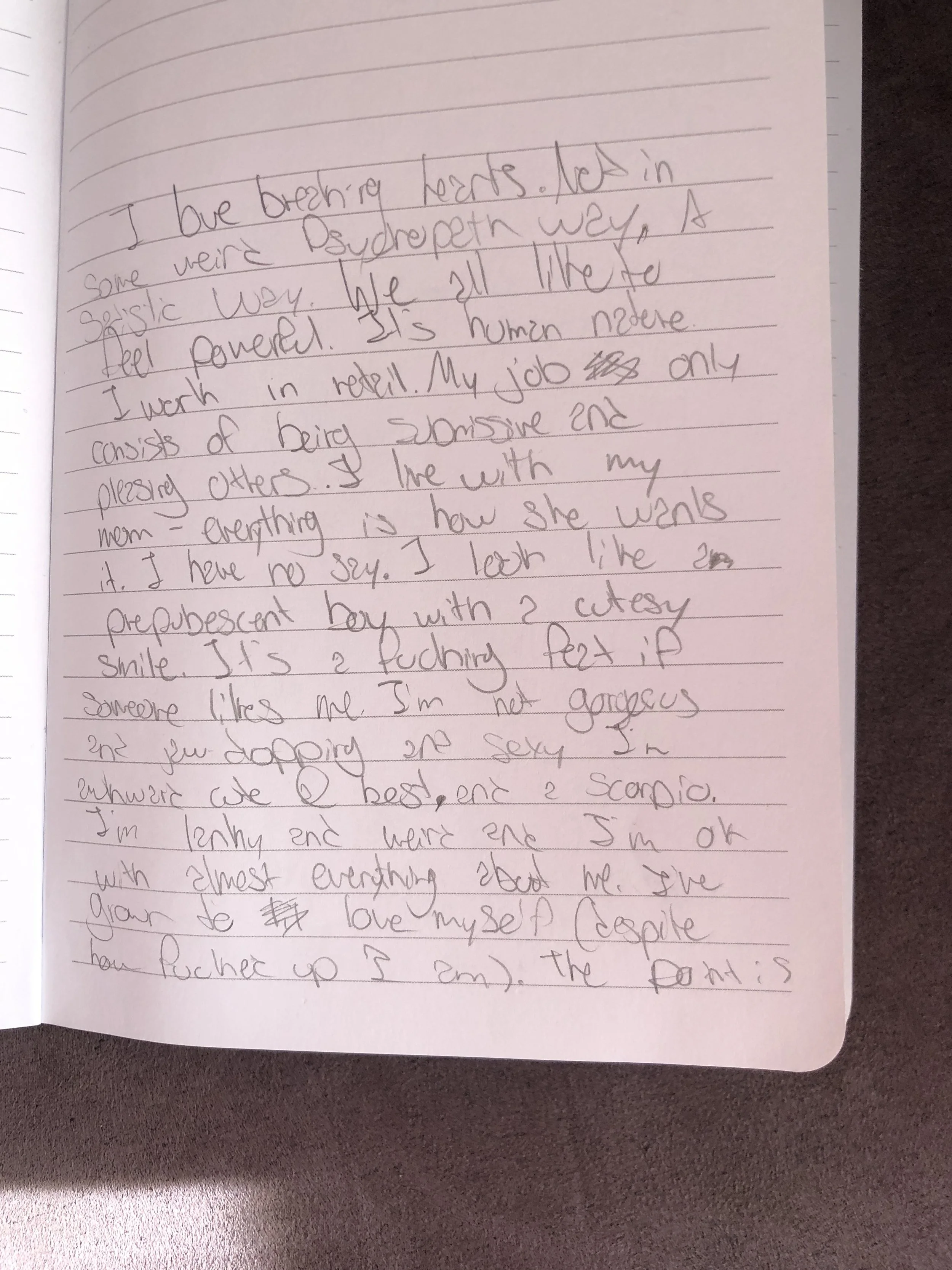 page 1 of “Your Heart, Not Mine”