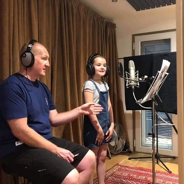 Another fab artist recording her #voicereel with us. Well done Sophia!