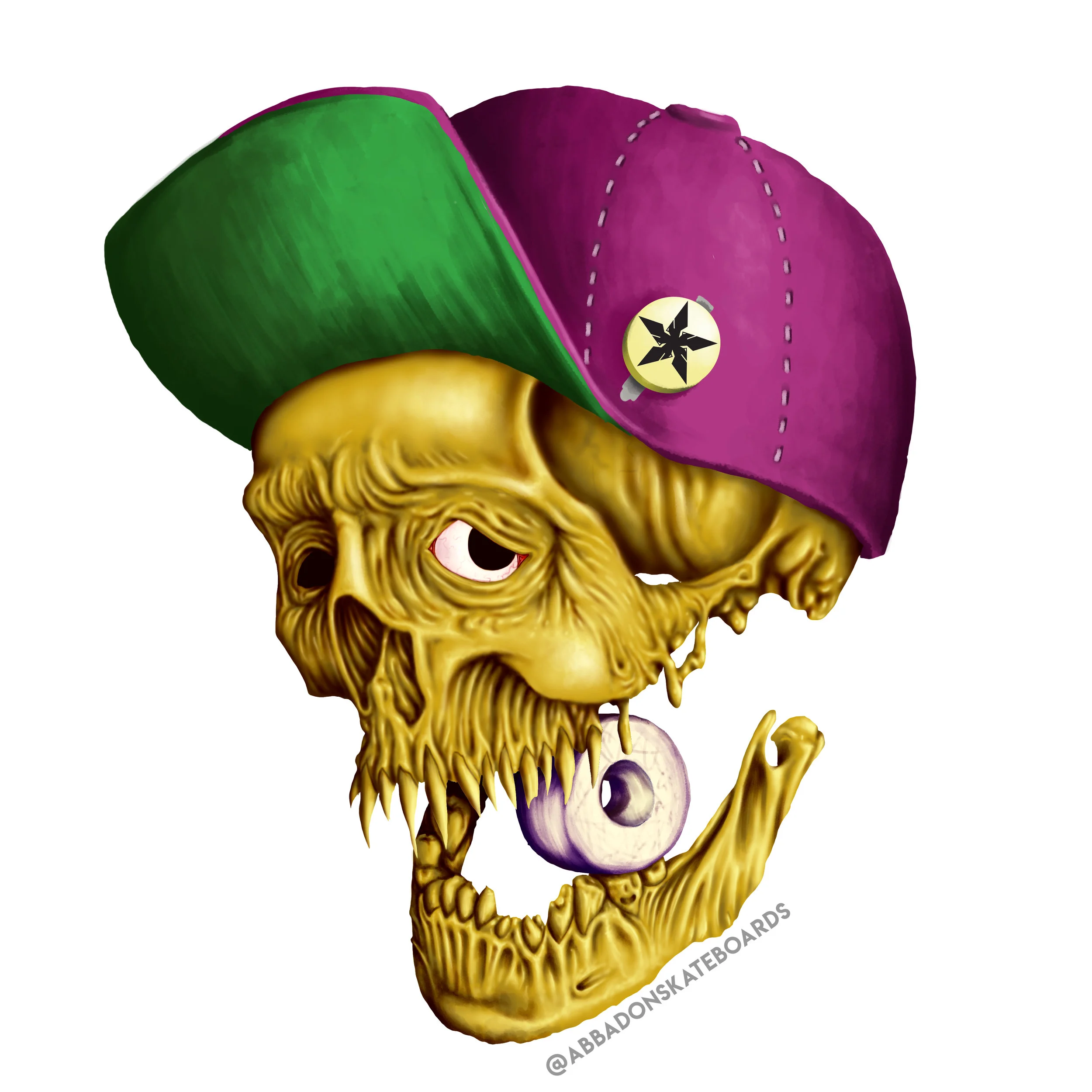 Gremlin Sticker : Skully 