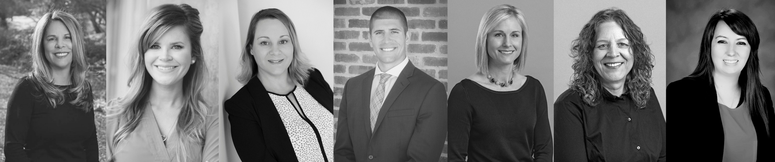 L to R: Gail DeMarco, Val Turner, Joanne Meneses, Ryan Grob, Laura Daniels, Julie Pedro & Rachel Markle