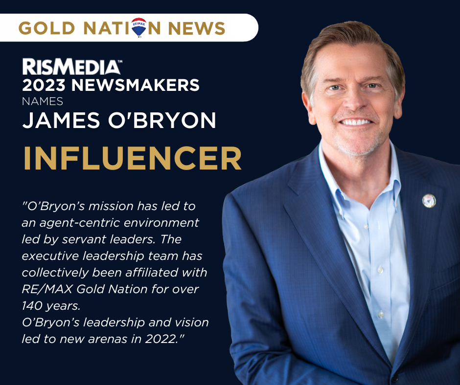 James O'Bryon Named RISMedia 2023 Newsmaker — Gold Nation News