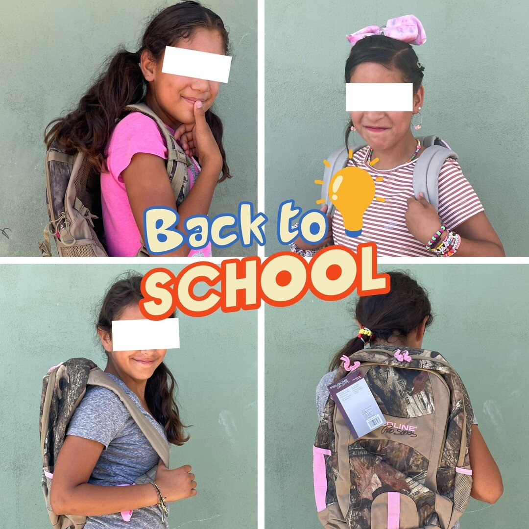 We are prepping to go back to school at the end of this month! We are making sure each kid has a backpack, uniform, and school supplies. If you'd like to donate towards these school supplies, we have a matching donor campaign going on until the end o