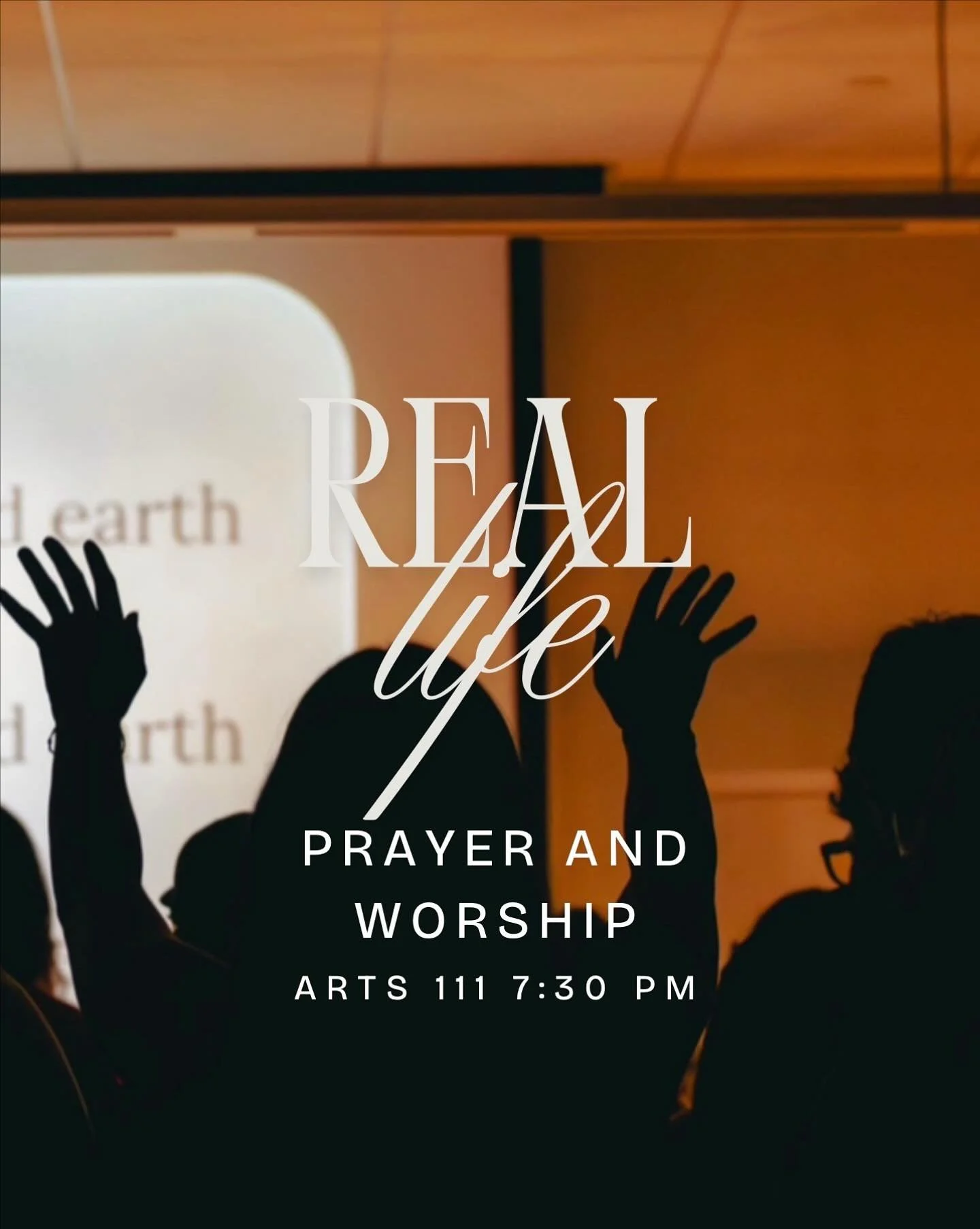 Hello friends! Join us tonight in Arts 111 at 7:30 pm for a night of prayer and worship. Together, we&rsquo;ll focus on the attributes of God and grow deeper in our personal relationship with Him. We can&rsquo;t wait to be there with you!
