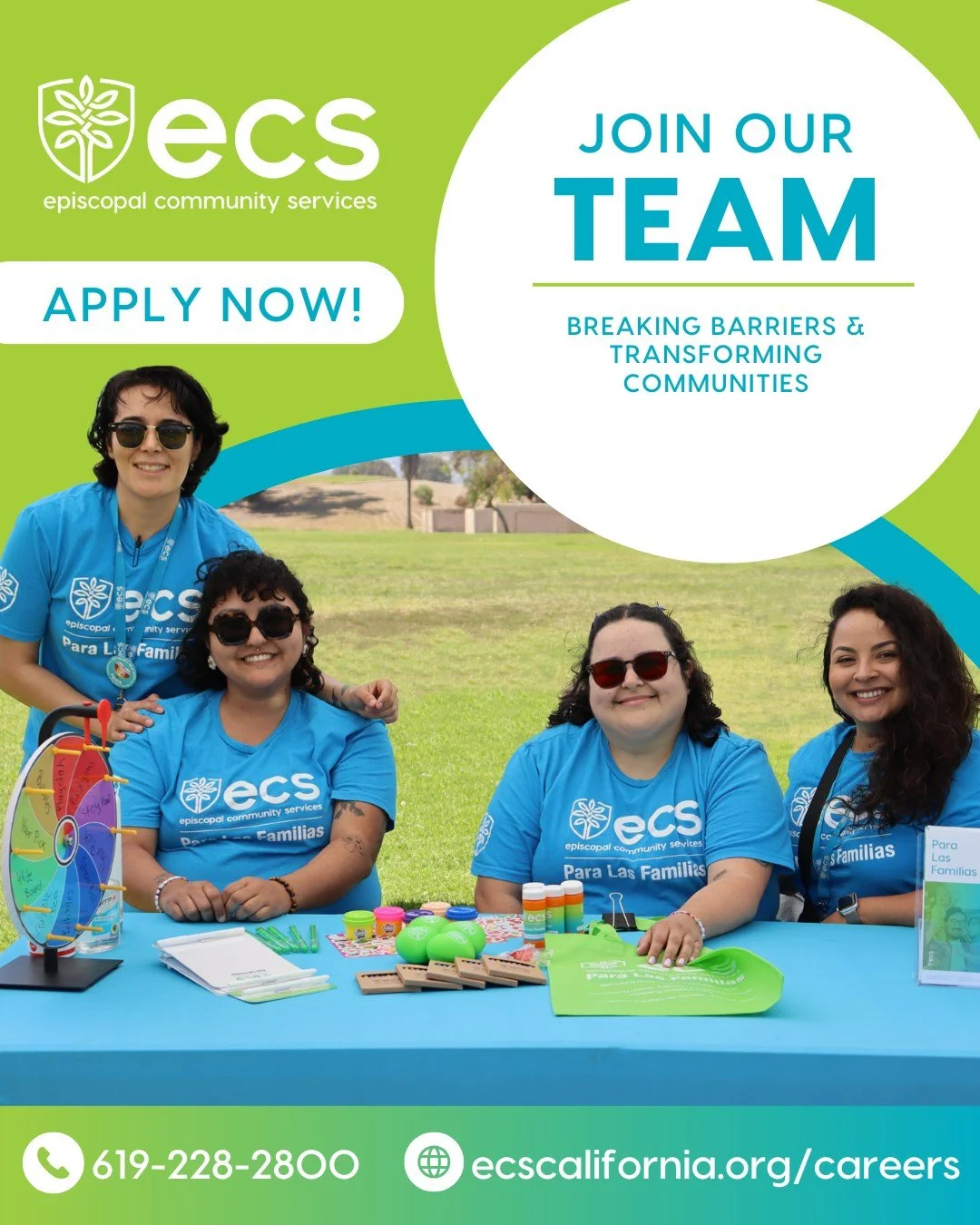 Make a difference with ECS!🤝

We are currently looking for individuals to join our team in various roles, including:

&bull; Case Manager - Central East Regional Recovery Center
&bull; Child &amp; Family Therapist - Bilingual - Para Las Familias
&bu