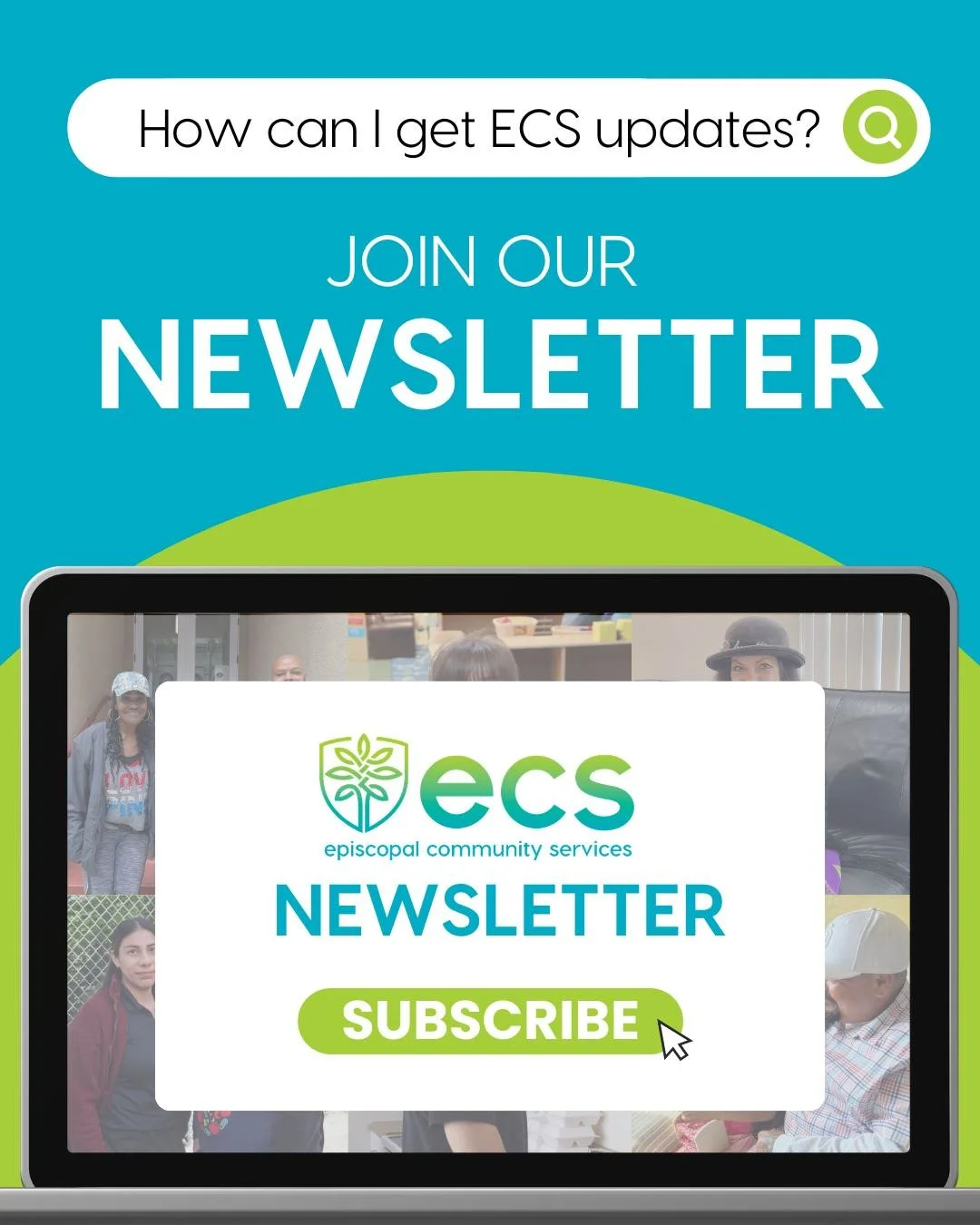 Subscribe to our newsletter and stay connected! Get inspiring impact stories, updates on our programs, and the latest news on upcoming events and volunteer opportunities.

Sign up today at mailchi.mp/ecscalifornia/episcopal-community-services-signup.