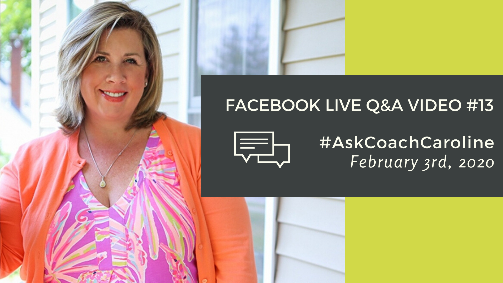 Facebook Live Q&amp;A Video 13
