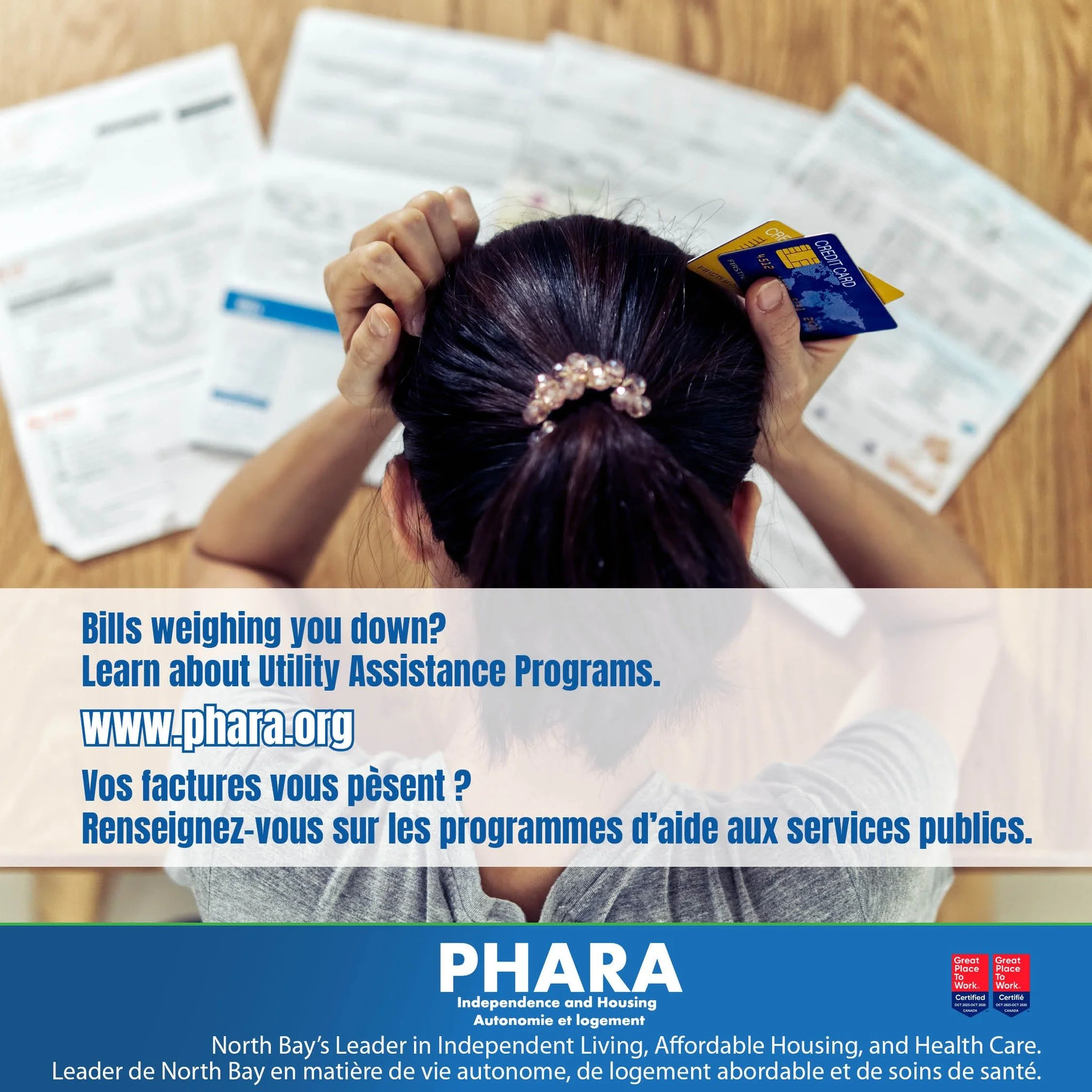 January can be a stressful time of year, especially when it comes to bills. You can access Community Resources, including Utility Assistance Programs. Visit www.phara.org to learn more about ways to reduce the cost of electricity, gas, and water bill