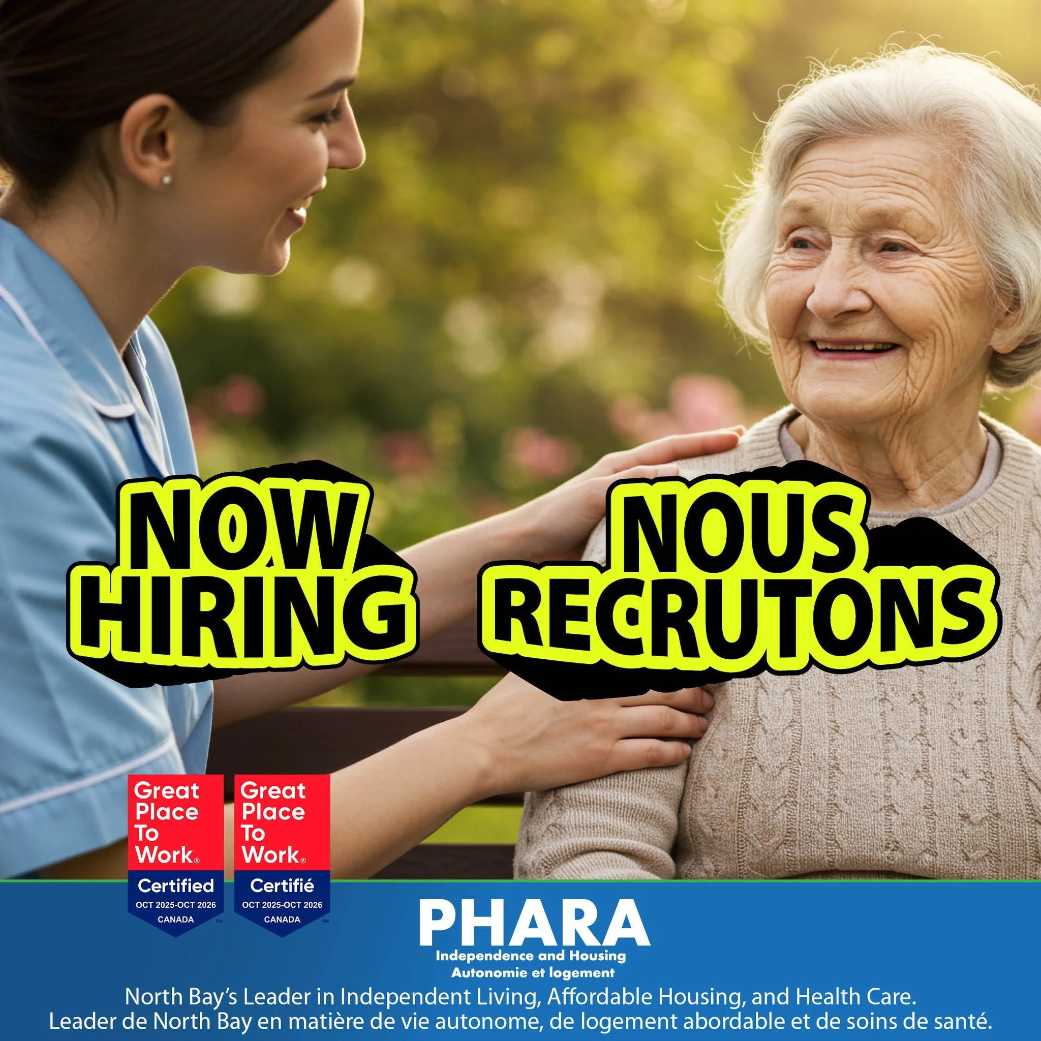 NOW HIRING: Summer Student Independent Living Assistant
Join the amazing team at PHARA and help people in the community. As an Independent Living Assistant, you will support clients of a variety of ages, including young adults to seniors, by assistin