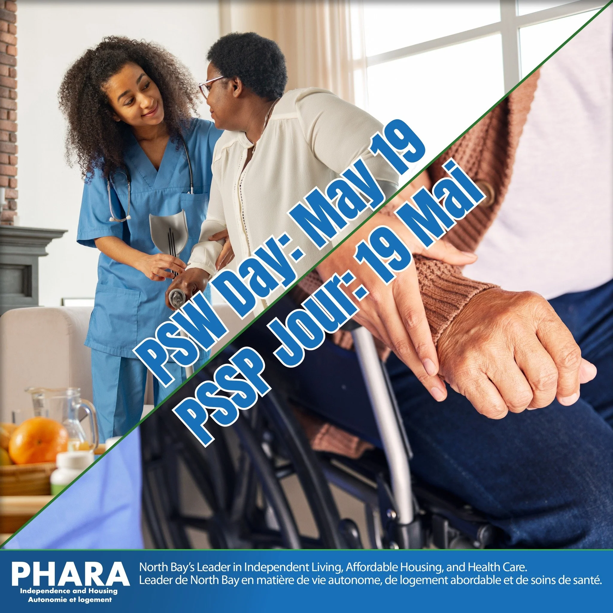 PSW Day is May 19, 2026
The PSW's at PHARA work in North Bay communities, while making a world of difference. Thank you to each and every person on our team for dedication and passion!

If you are a PSW looking to join an award-winning organization t