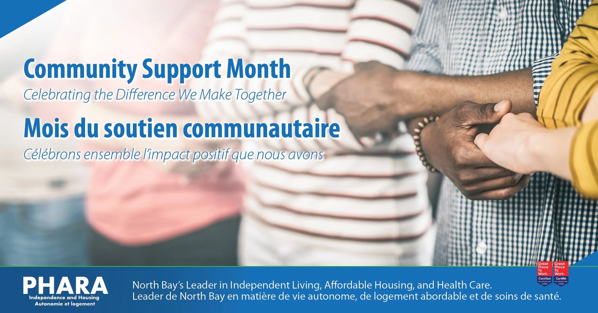 🍁 October is Community Support Month! 🍁

This month, PHARA celebrates the people, programs, and services that help individuals live independently, safely, and with dignity in their own homes and communities. 

At PHARA, we&rsquo;re proud to provide