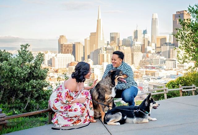 Hanging out with the cutest family in one of my new favorite views of San Francisco. 😍⁠
.⁠
The last week has been... hard to put into words. I have read so many words, sentences, quotes, paragraphs, and articles, and they all speak to me (and bring 