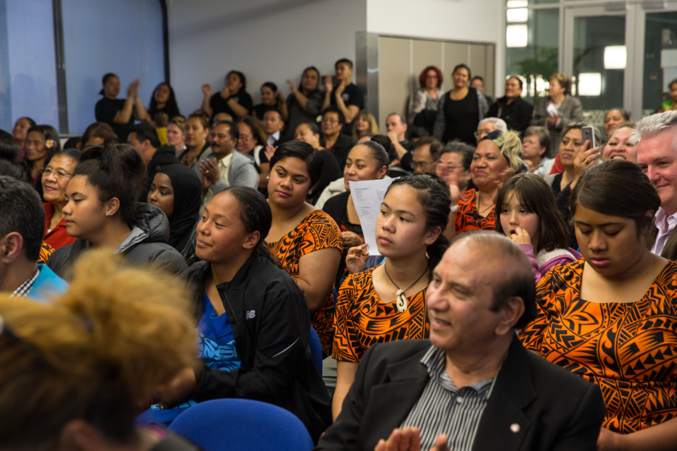 Local board audience Danielle Grant