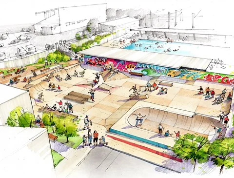 Birkenhead skate park Danielle Grant