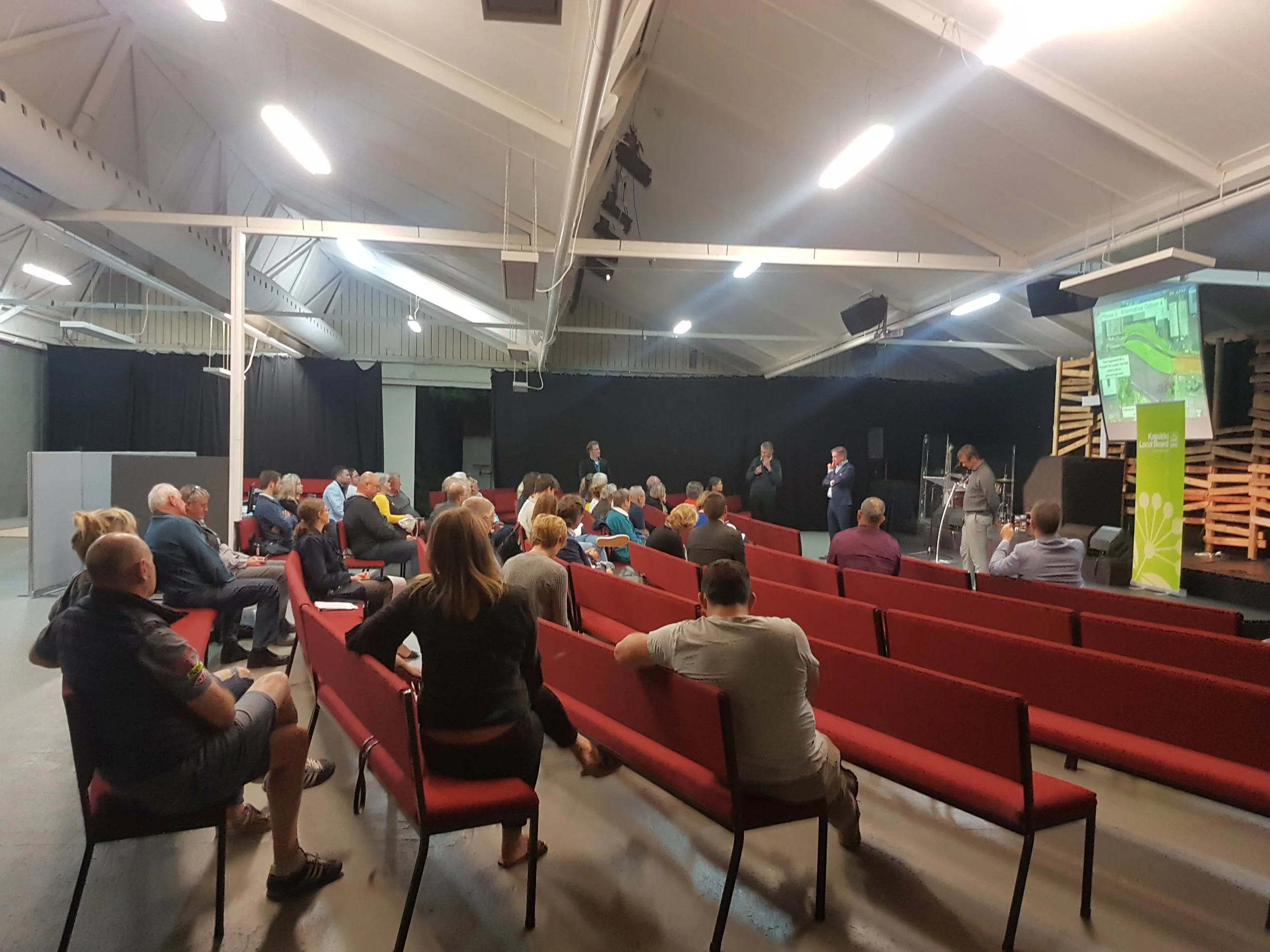 Rawene carpark slip meeting