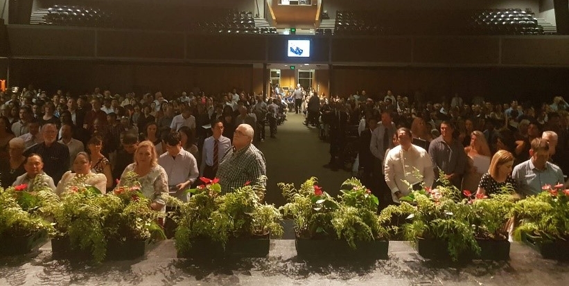Citizenship Ceremony, view from the stage