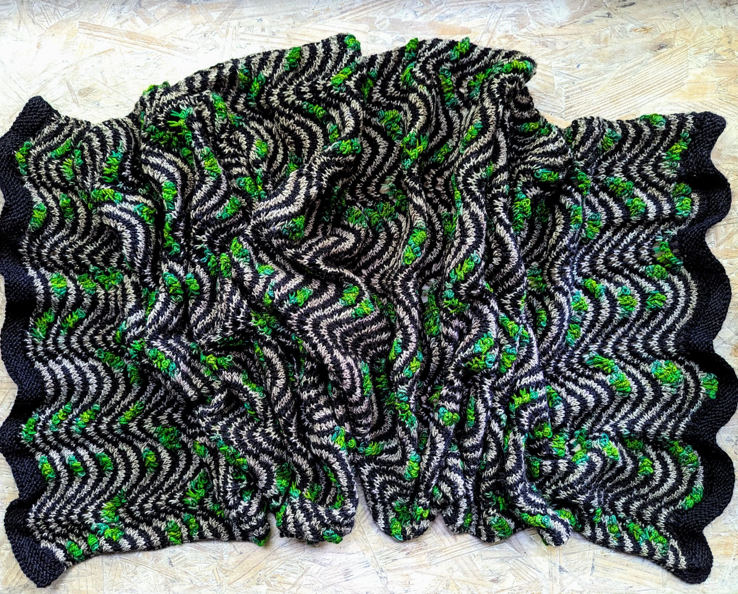 The Language Of Fans Shawl Pattern