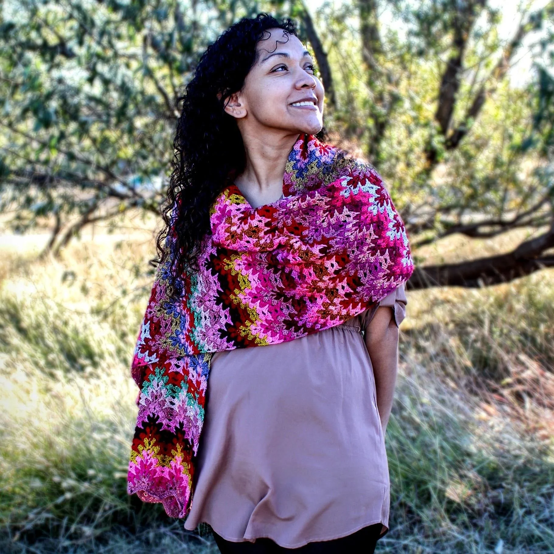 Mrs. Fezziwig, A Crocheted Advent Wrap  Pattern