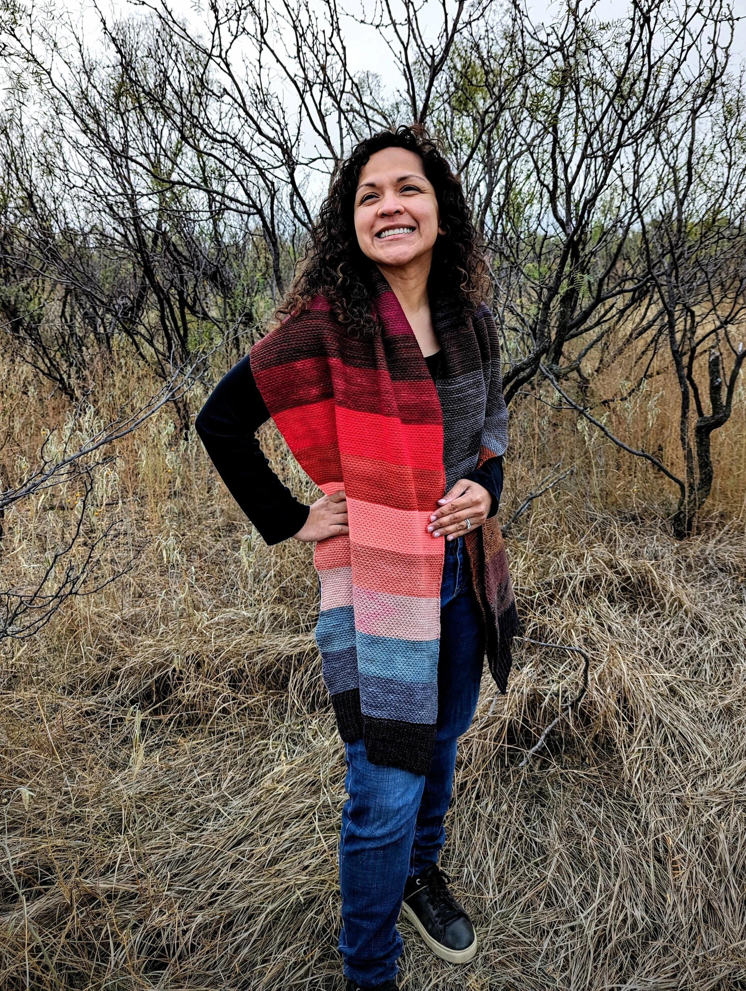 Ostinato, A Knitted Advent Wrap Pattern