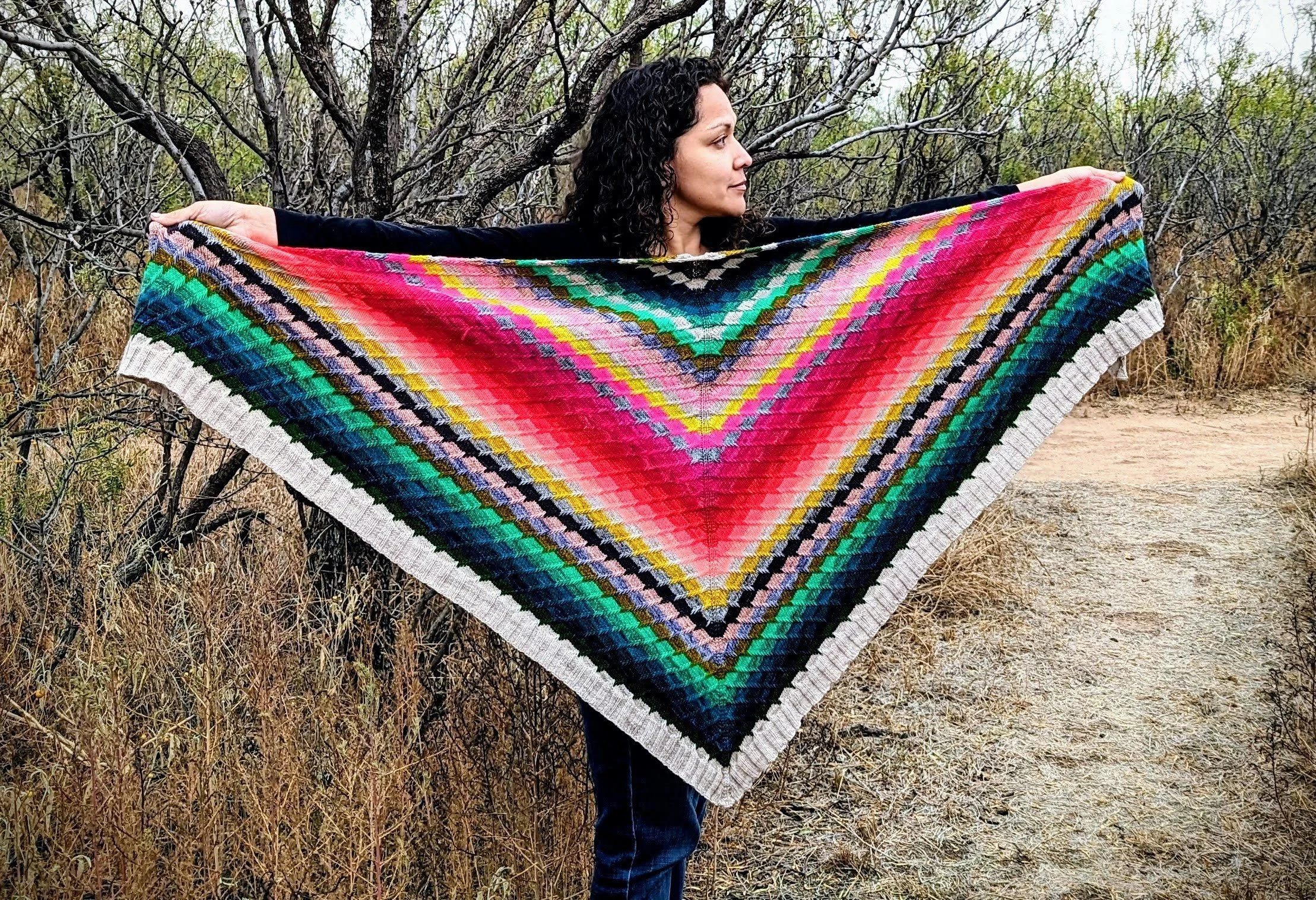 Salem's Path, A Knitted Advent Shawl Pattern