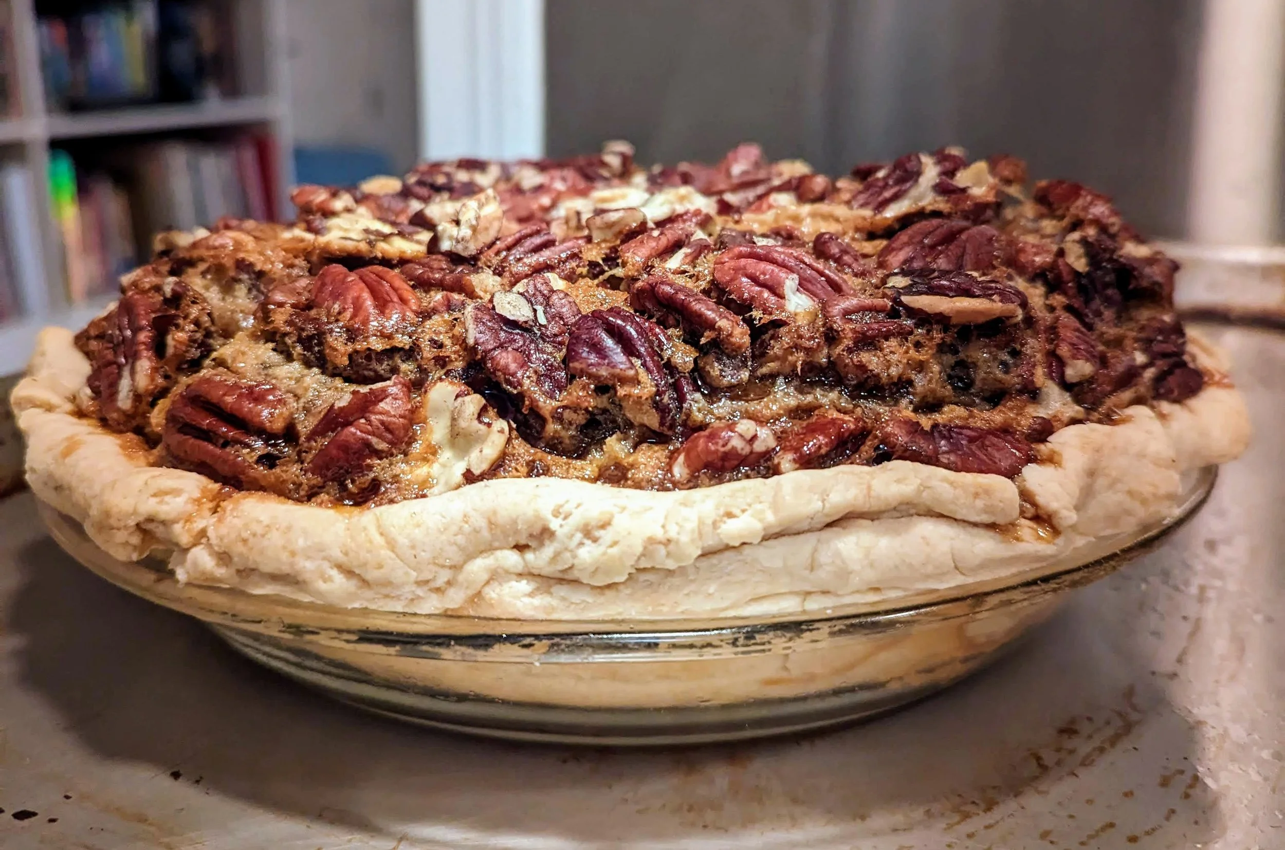 Chocolate Bourbon Pecan Pie