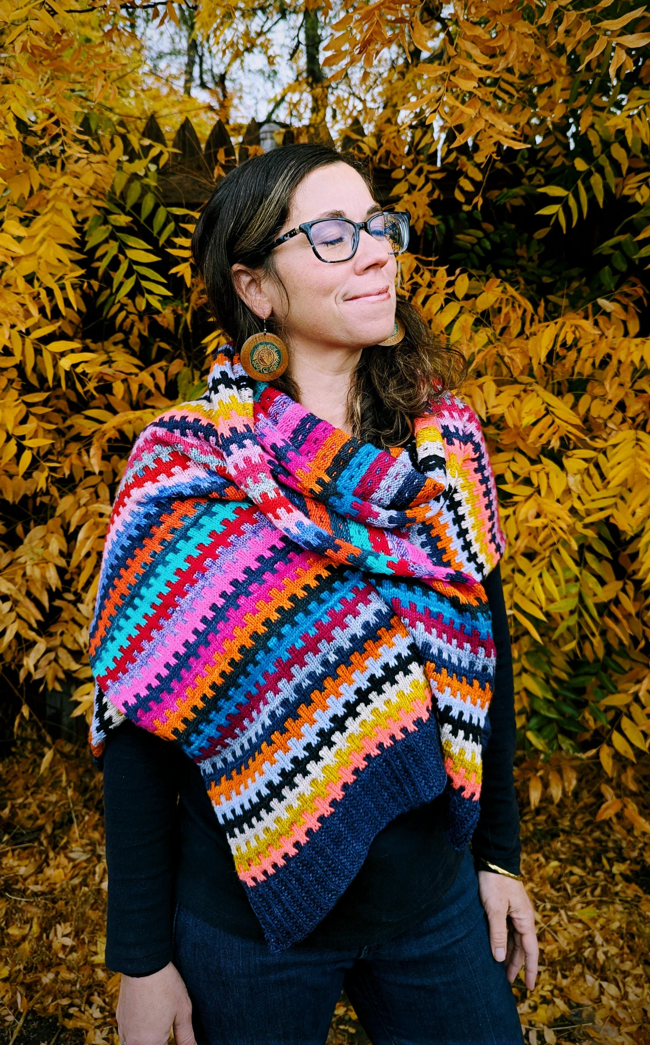 Celebration, A Knitted Advent Wrap   Pattern