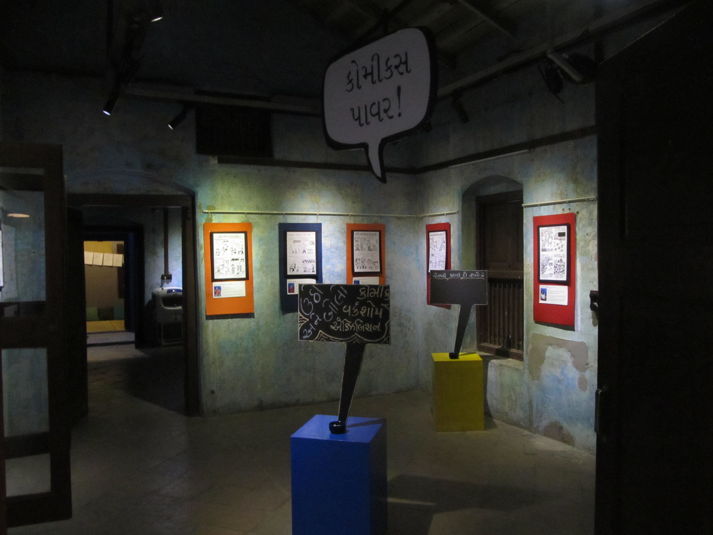 Final exhibition installed in the museum was interactive and bi-lingual, Gujarati & English.