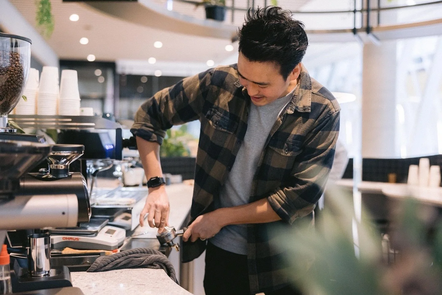 Our Gift Vouchers are the perfect Father&rsquo;s Day gift for the resident coffee snob in your family. Whether they have a simple home setup like a @brevilleaus Barista Express or a single dose flat burr grinder with a @lamarzoccohomeau Linea Mini &m