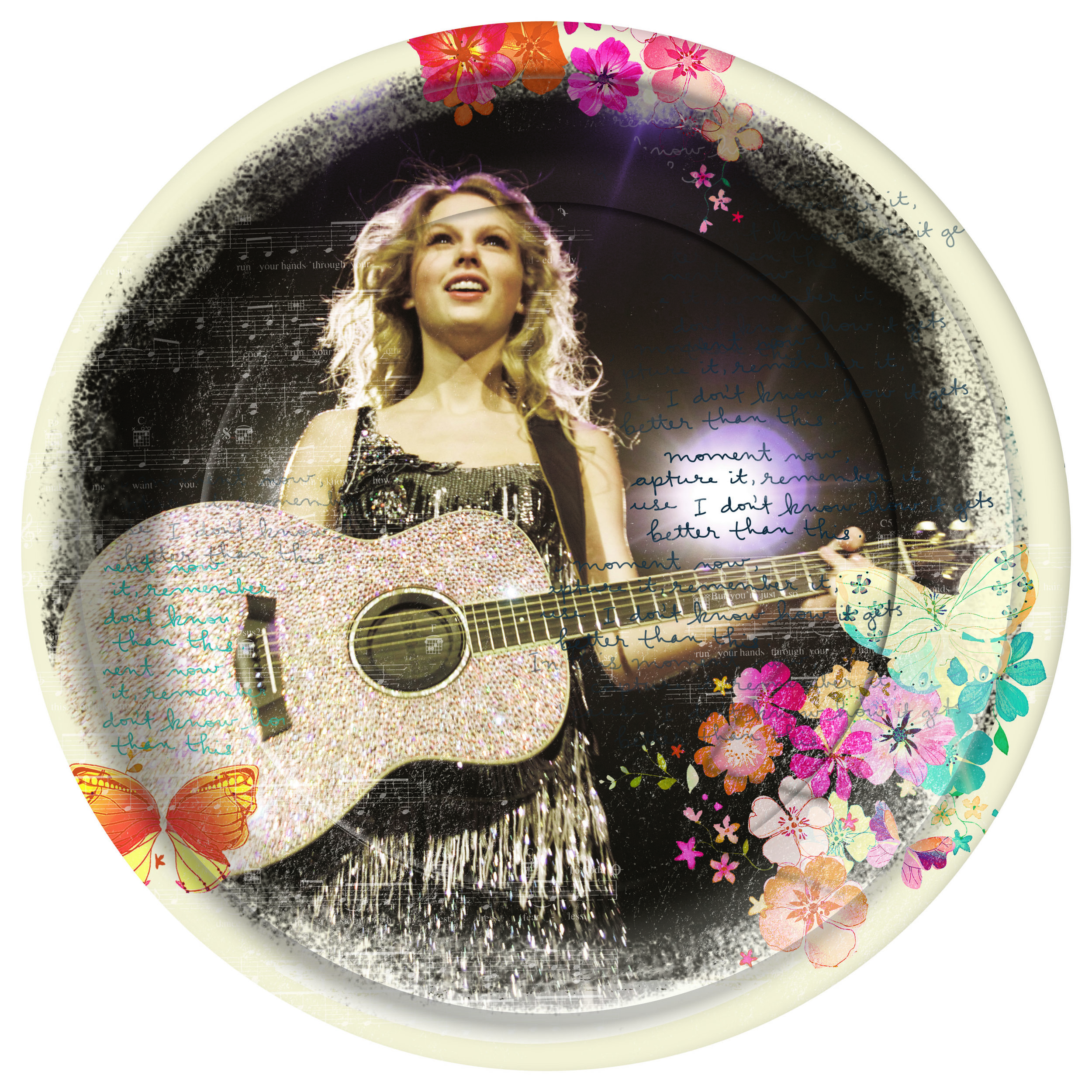 Taylor Swift Party Plate
