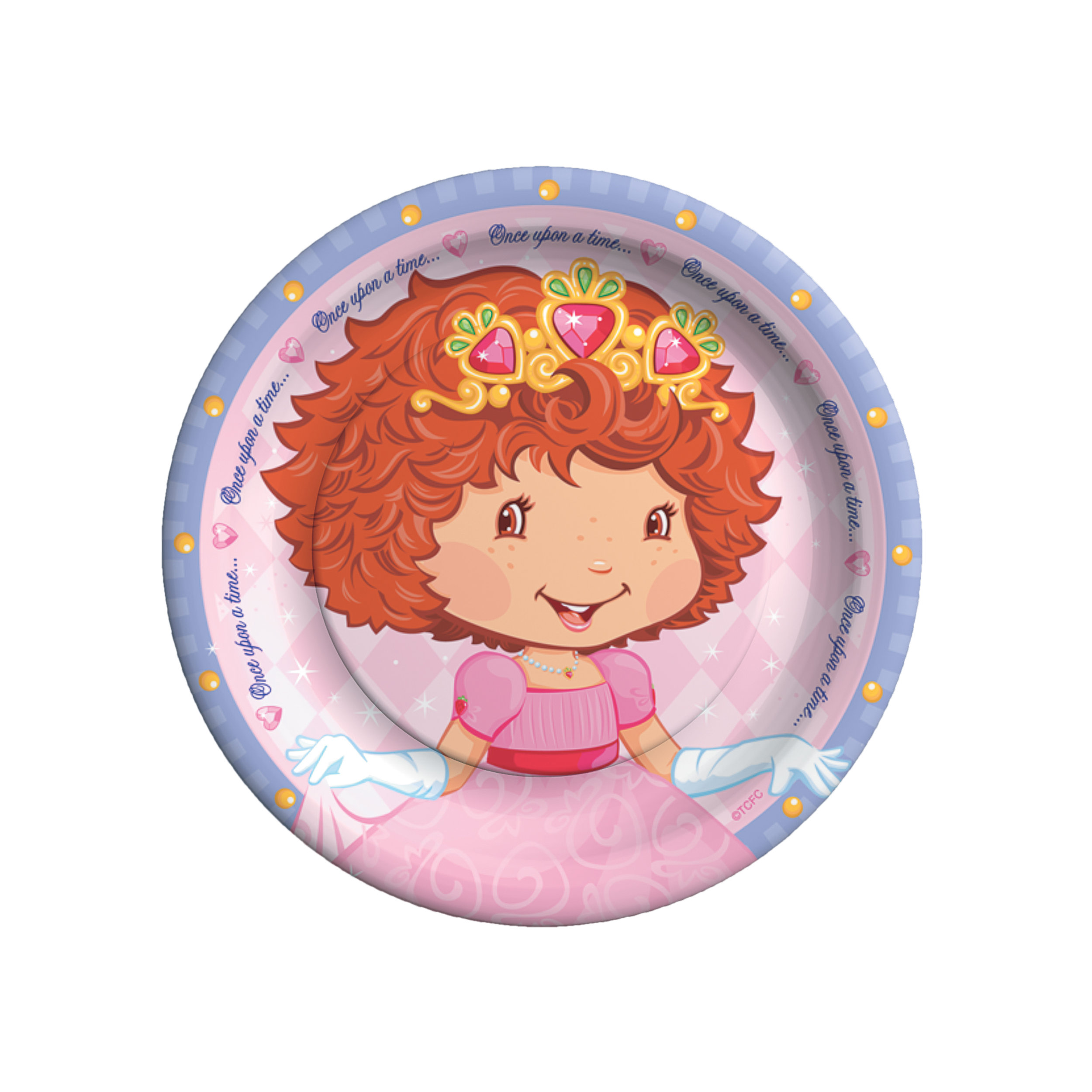 Strawberry Shortcake Dessert Plate