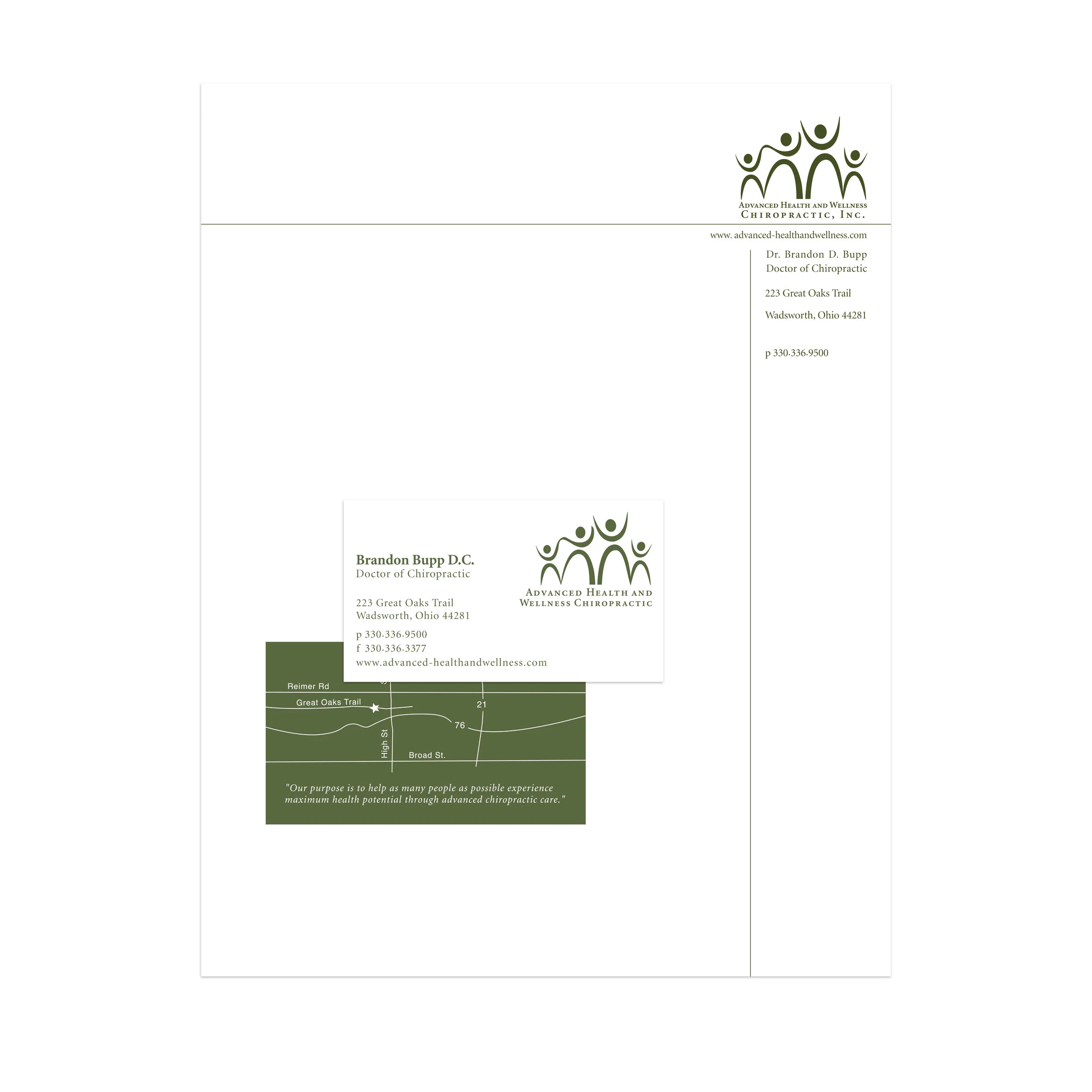 business cards and letterhead 