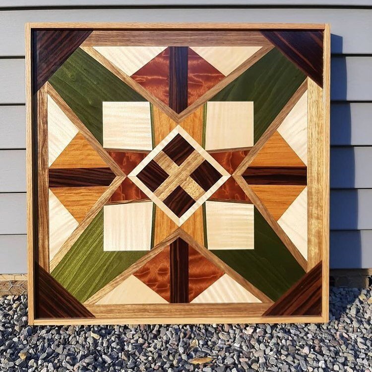 Make beautiful art at home! Join us for an online workshop with @chelseavanvoorhis and learn the basics of making veneer pattern art. To learn more and sign up visit our website!