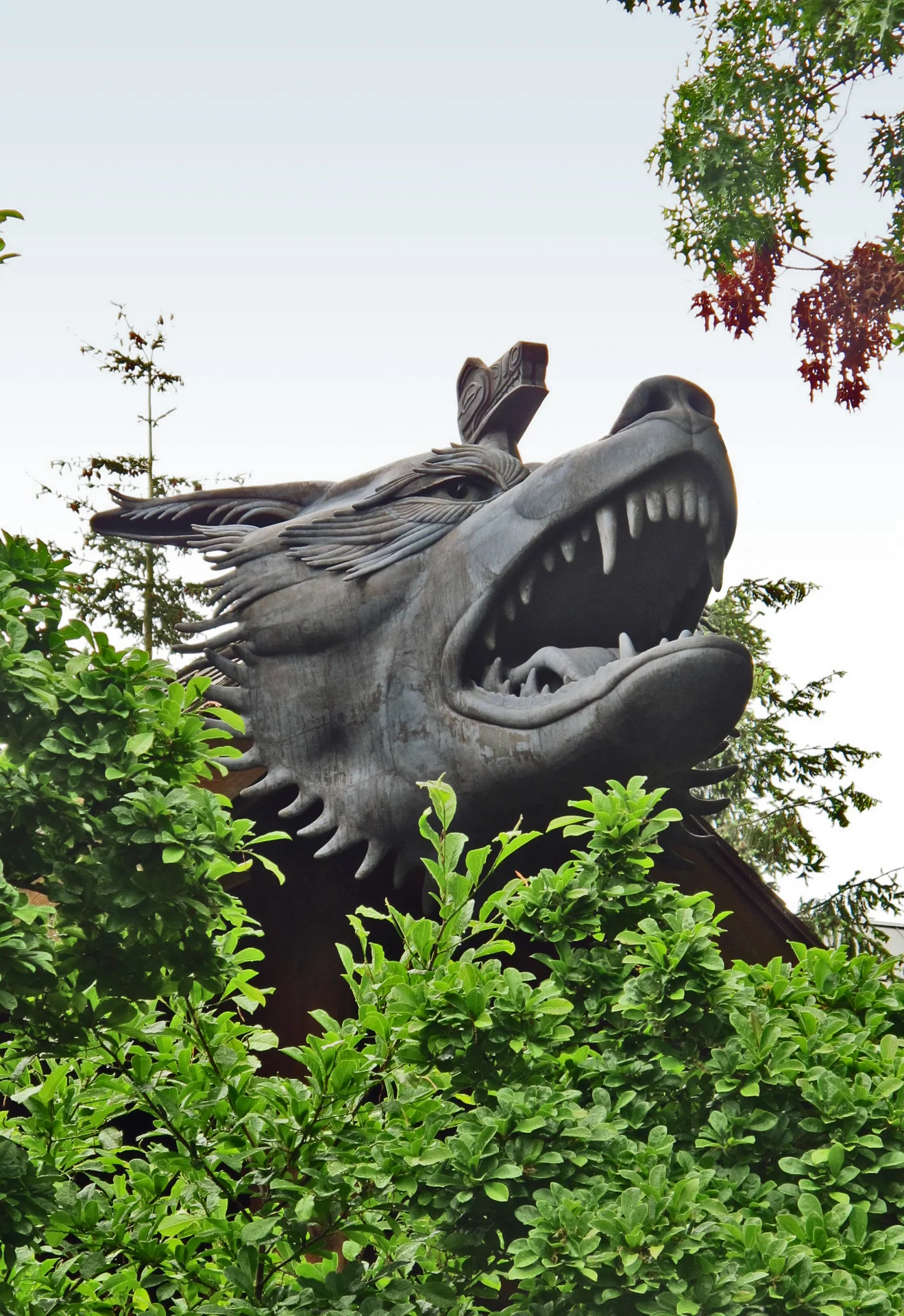 Wolf gargoyle