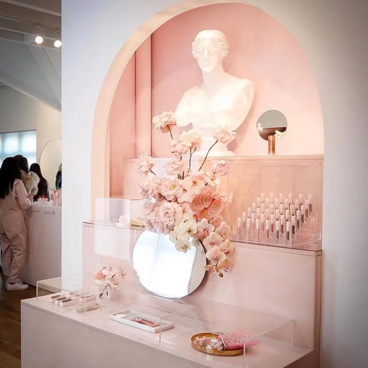 Glossier showroom in New York City.