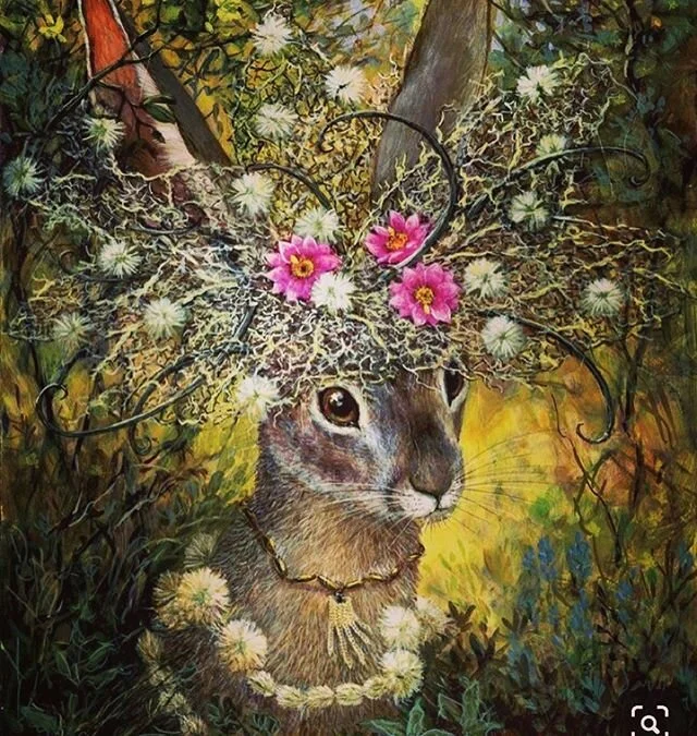 Rabbit, rabbit, rabbit!!! “Rabbit rabbit rabbit" is a superstition found in Britain and North America wherein a person says or repeats the words "rabbit", "rabbits" and/or "white rabbits" aloud upon waking on