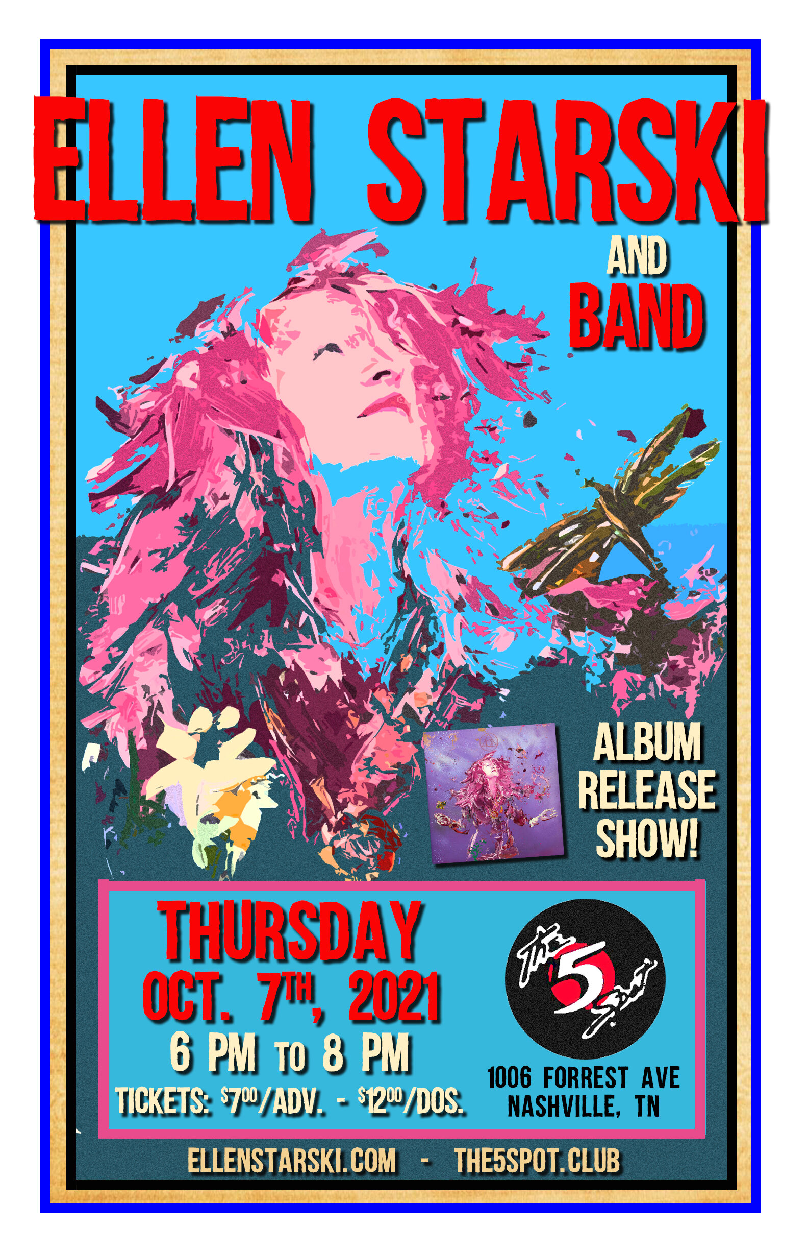 Signed 5 Spot Release Show Poster