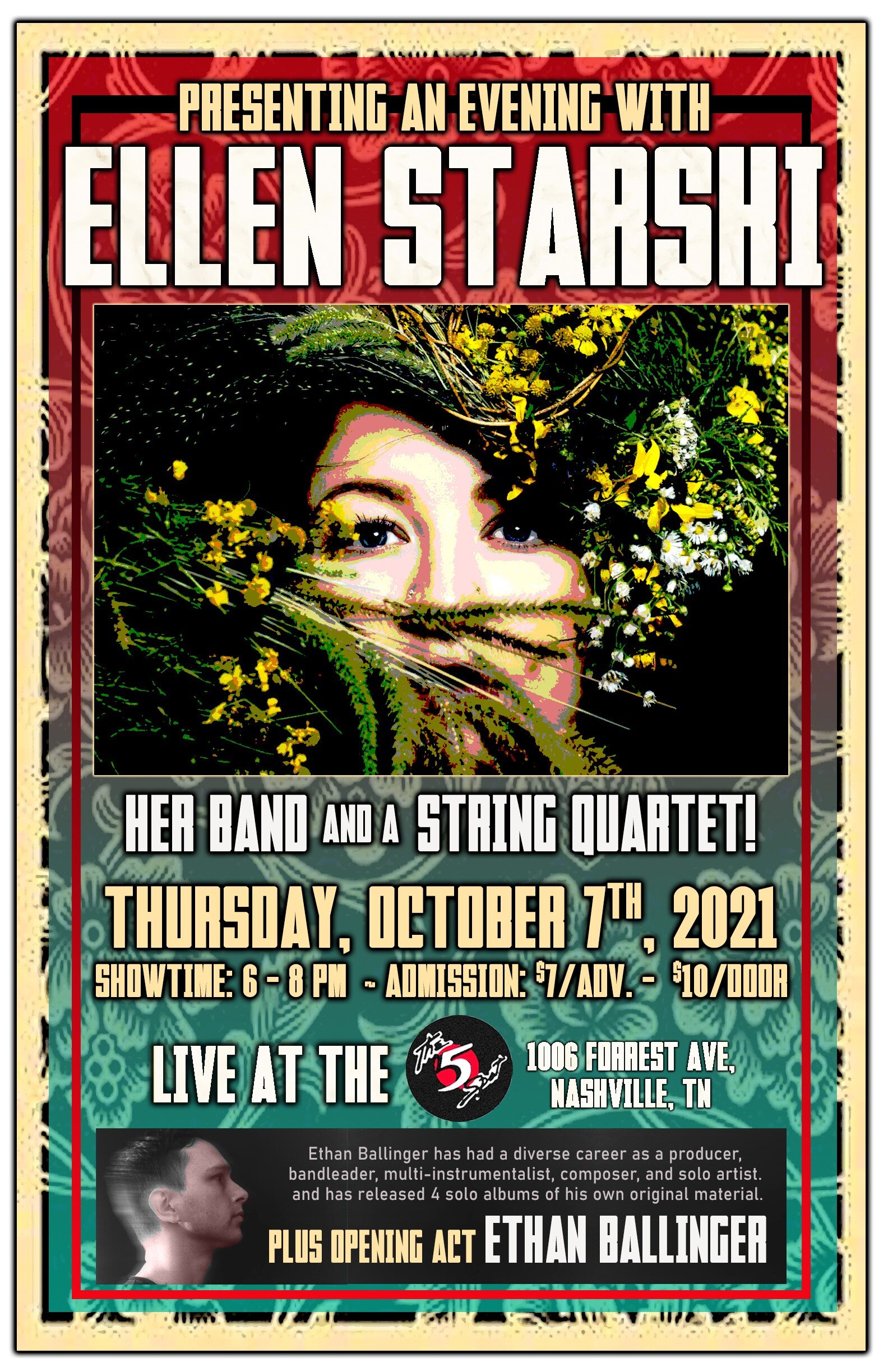 Signed Release Show Poster featuring Ethan Ballinger