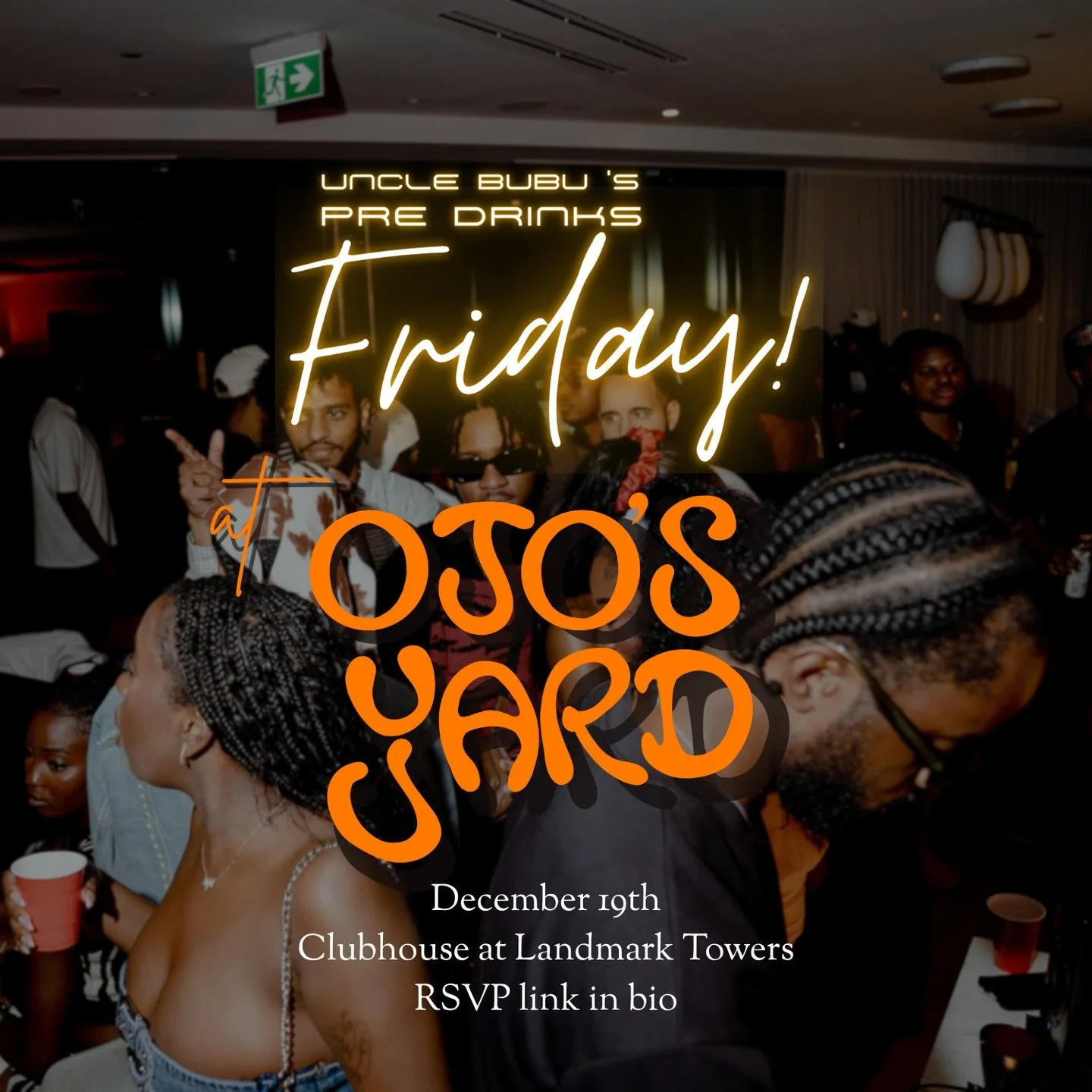 Tomorrow, December 19th, we&rsquo;re live 🇳🇬🇳🇬💚💚 

📍Clubhouse at Landmark Towers, VI, Lagos
🕒 7pm 
🎟️ RSVP Link in bio