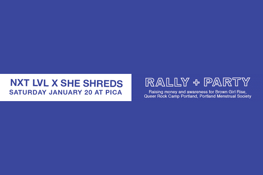 NXT LVL & SHE SHREDS RALLY + PARTY
