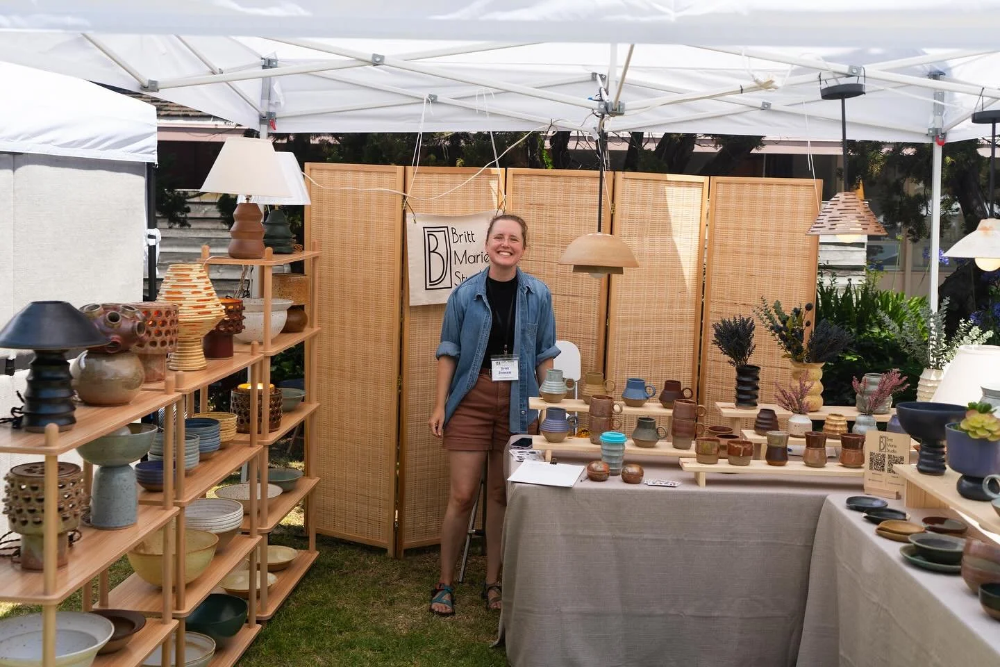 Just wrapped up my first ACGA Clay &amp; Glass Festival, and I&rsquo;m feeling so grateful (and sun-kissed!). I was truly blown away by the support from the art lovers who took home pieces, the curious ceramicists who asked such thoughtful questions,