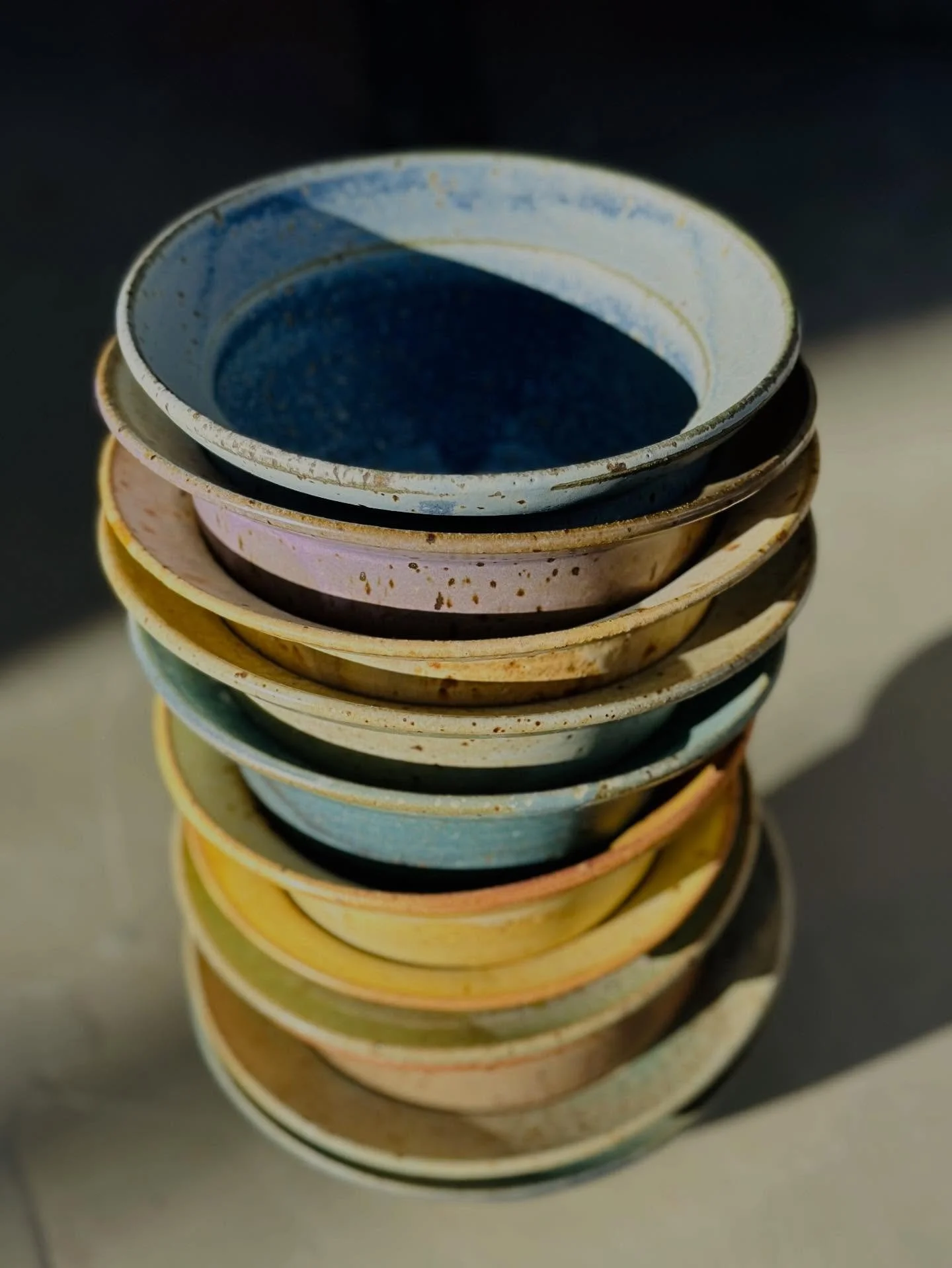 Prepping the last CSA (Community Supported Art) shipment of the year. These little bowls will be heading out in the next week or two. It&rsquo;s been surprisingly meditative making a whole batch of the same form. I usually bounce around between piece