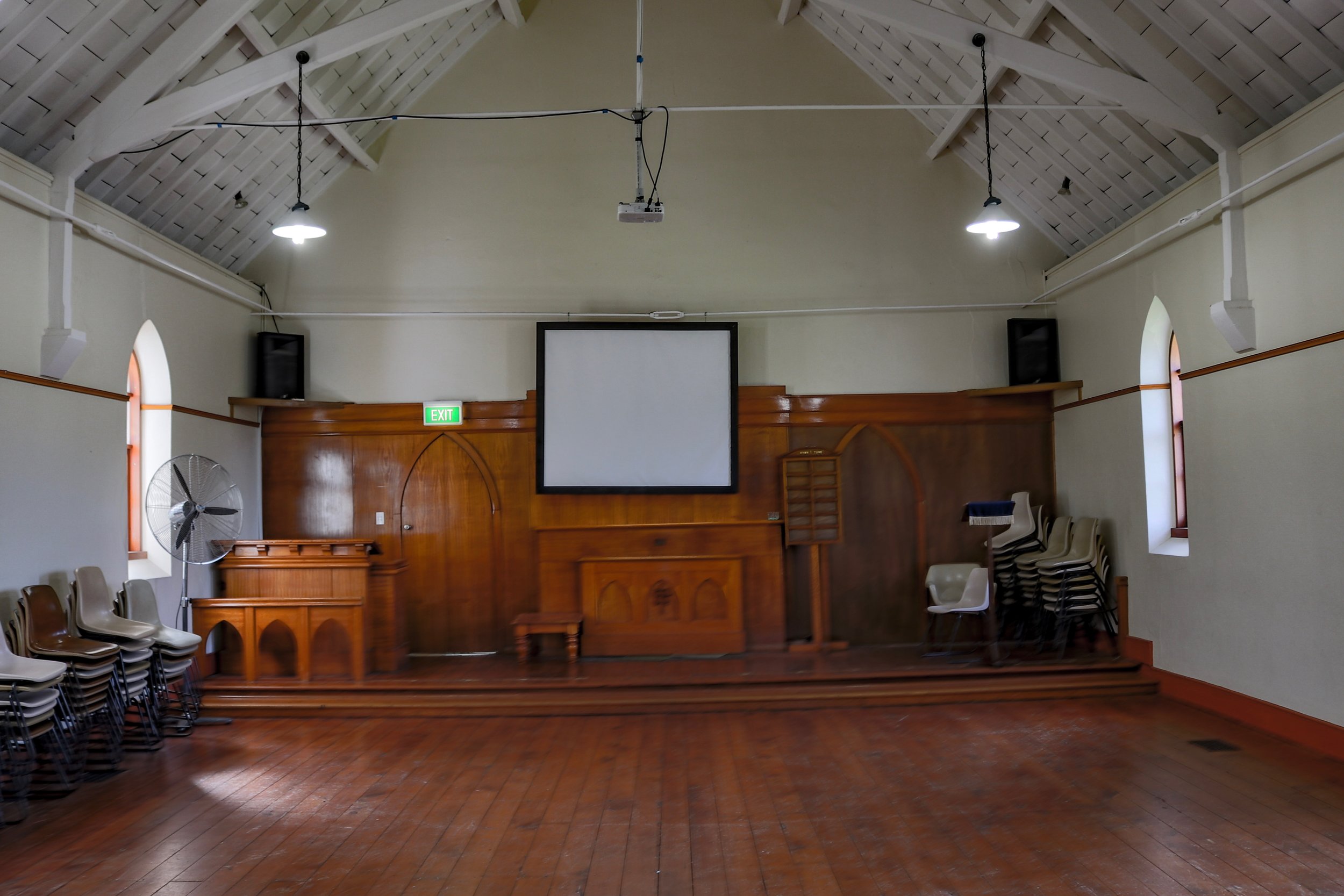 Chapel stage area