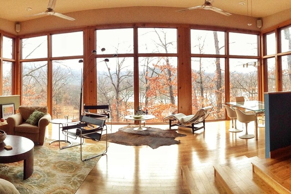 Modern White Oak Cabin