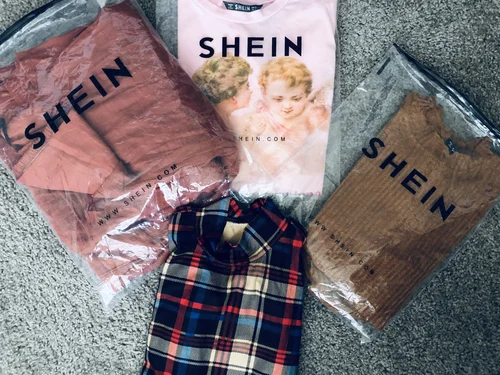 Ordering clothes from clearance shein