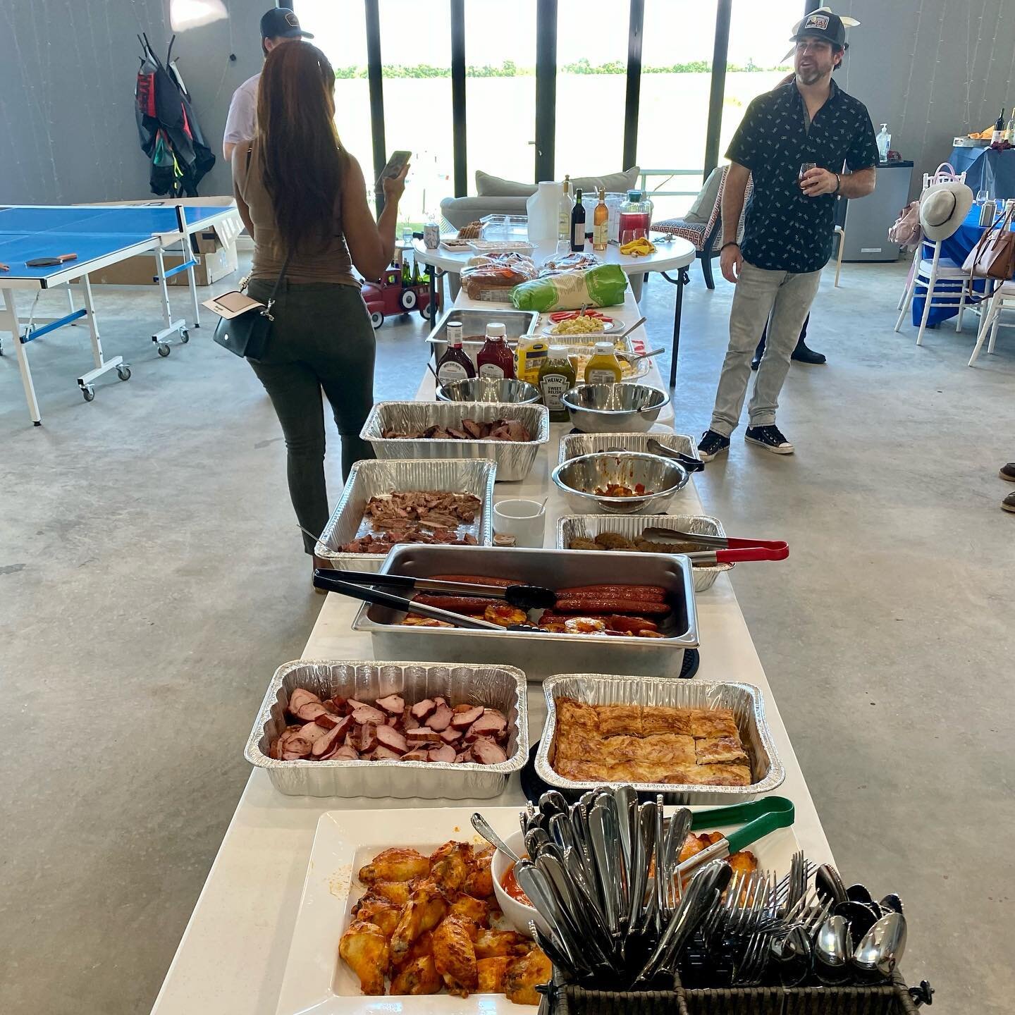 We enjoyed hosting another dinner club at FarmResort. 🥘 🍷 

Good food, good people. 
Dinner club: BBQ Theme.
The grilled peaches were a new experience for us and D-lish 🍑 and we were able to try some of our new beef on the grill. 

Plus we got to 