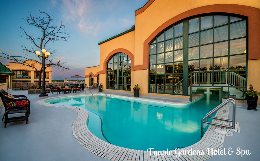 Located in historic downtown Moose Jaw, Temple Gardens Hotel & Spa is the ultimate Saskatchewan escape. Come for a soak in Canada’s largest therapeutic geothermal mineral water pool or relax and rejuvenate at the Sun Tree Spa. http://bit.ly/bookattemplegardens