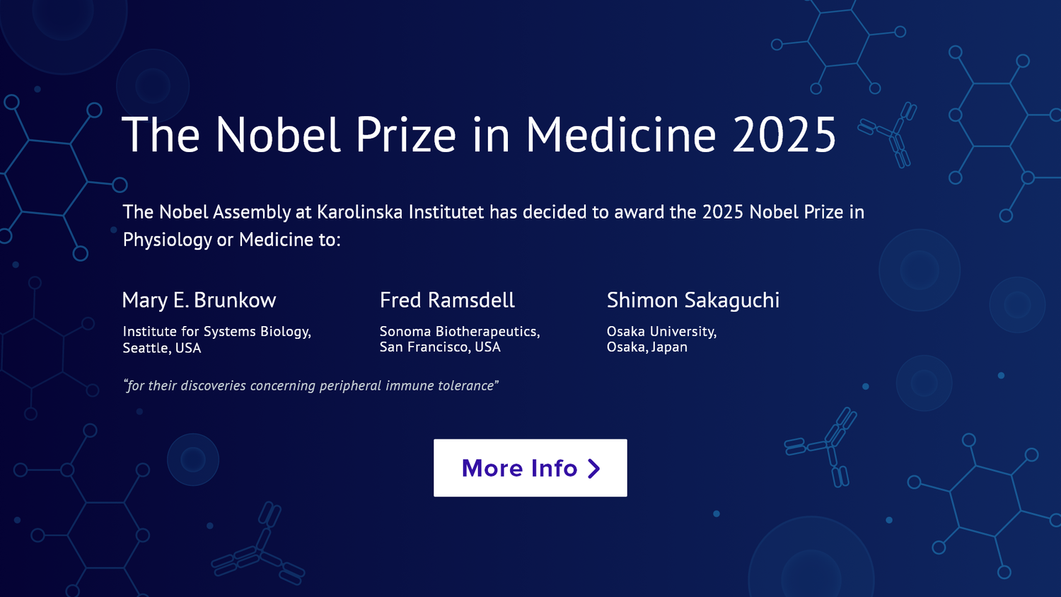 Nobel Prize 2025 Medicine