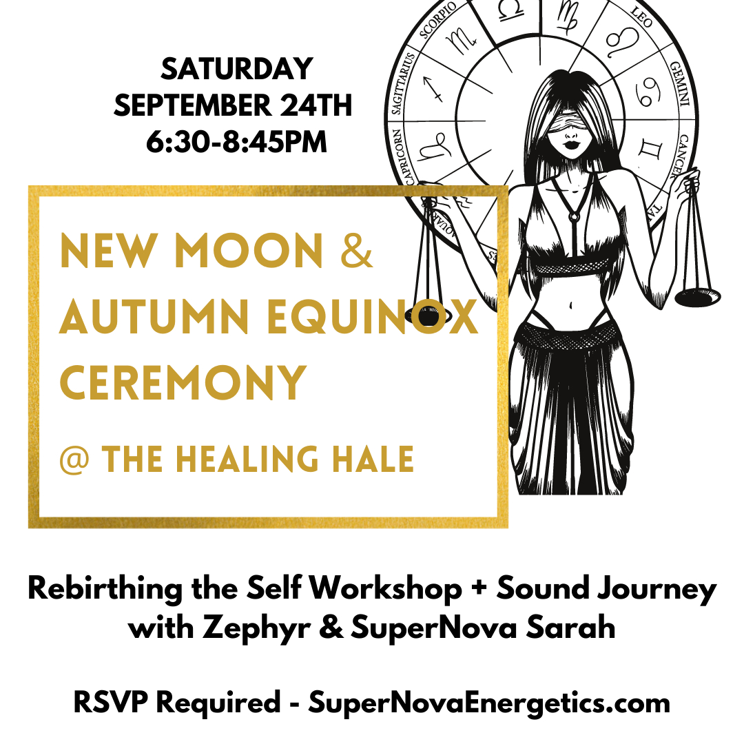 New Moon & Autumn Equinox Mini Workshop + Sound Alchemy Journey